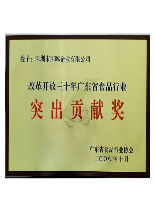 突出贡献奖